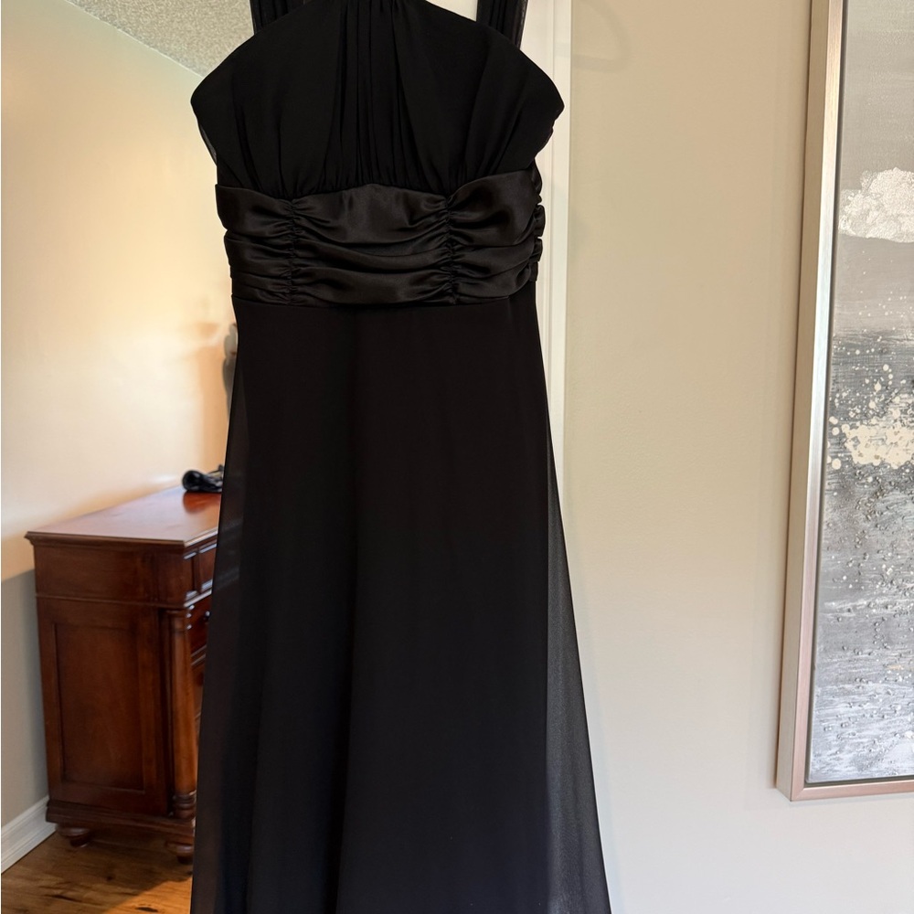 Connected Apparel Black Strapless Dress